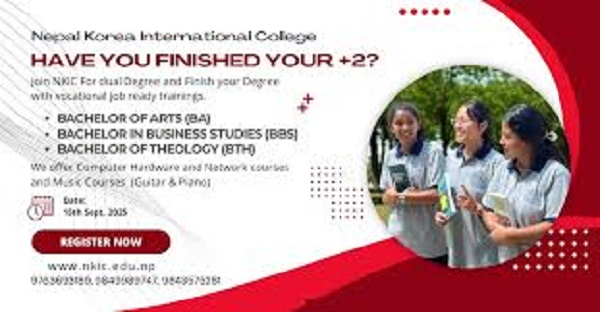 Nepal Korea International College Hosts Grand Welcome Program for Freshers