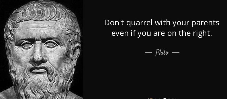 Don’t Fight Your Parents