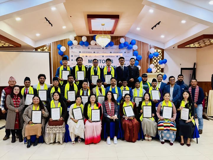 “COM Nepal Completed a One-Year TOT Program on ‘Me and My Future’.”