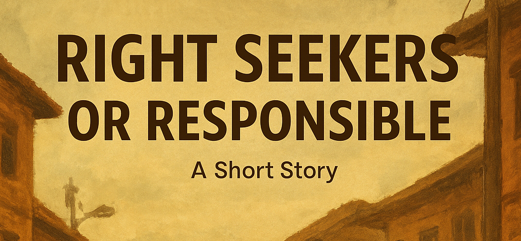 Right Seekers or Responsible (A Short Story)